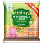 Каша безмолочная, Heinz (Хайнц) 30 г многозерновая из 5 злаков с 6 мес