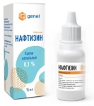 Нафтизин, капли назальные 0.1% 15 мл 1 шт флакон-капельницы