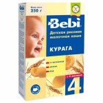 Каша молочная, Bebi (Беби) 250 г рис курага с 4 мес