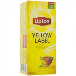 Чай, Lipton (Липтон) фильтр-пакет 2 г 25 шт Еллоу Лейбл