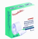 Лейкопластырь, Ролепласт р. 2смх500см фиксирующий нестерильный на нетканой основе рулон