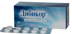 Дибикор табл. 500 мг 60 шт.