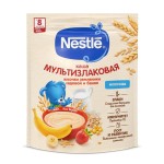 Каша молочная, Nestle (Нестле) 200 г мультизлаковая с земляникой и бананом с 8 мес